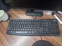 羅技（Logitech）MK120 鍵鼠套裝 有線(xiàn)鍵鼠套裝 辦公鍵鼠套裝 電腦鍵盤(pán) USB即插即用 全尺寸 黑色 曬單實(shí)拍圖
