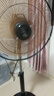 鉆石牌（DIAMOND） 工業(yè)風(fēng)扇落地扇家用立式電風(fēng)扇大風(fēng)力搖頭強力電扇客廳商用工廠(chǎng)車(chē)間鋁葉商業(yè)風(fēng)扇 HF-1802金色五葉 推薦大廳/車(chē)間 曬單實(shí)拍圖