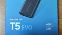 三星（SAMSUNG）2TB Type-c USB 3.2 移動(dòng)固態(tài)硬盤(pán)（PSSD）T5 EVO 星耀黑 手機(jī)直連筆記本外接 大容量 曬單實(shí)拍圖