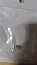 ABC老鳳凰999純銀足銀雪花耳釘女養(yǎng)耳洞ins精致耳骨耳環(huán)小眾設(shè)計耳飾 mini雪花耳釘【一對】2只 曬單實拍圖