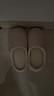 內泊【超舒服】棉拖鞋冬季男款抑菌防臭吸汗透氣乳膠羊毛毛拖鞋女灰42 曬單實(shí)拍圖