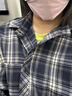 JIOESC冪式穿搭格子襯衫女慵懶風(fēng)復古寬松襯衣開(kāi)衫外套防曬上衣薄款春秋 格子襯衫 S 曬單實(shí)拍圖