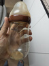 世喜新生兒防脹氣奶瓶3-7個(gè)月玻璃嬰兒仿母乳奶嘴240ml 曬單實(shí)拍圖