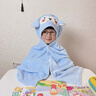 日本午睡毯小學(xué)生教室專(zhuān)用薄款毛毯可愛(ài)兒童學(xué)校小毯子斗篷可收納 【披風(fēng)款】藏藍色-雙層加厚款 曬單實(shí)拍圖