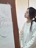 鳳蝶兒秋季針織衫女裝2025秋冬季新款日系可愛(ài)毛衣女學(xué)生針織外套上衣女 白色溫柔加厚針織衫 均碼 曬單實(shí)拍圖