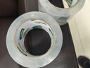 得力（deli）【超級爆款】高品質(zhì)高透明封箱膠帶/打包膠帶 60mm*100y*50um(91.4m/卷) 單卷裝 防臺風(fēng)膠帶 30369 曬單實(shí)拍圖