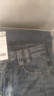駱駝（CAMEL）男裝寬松三防牛仔褲城市輕戶(hù)外秋冬防水防污直筒長(cháng)褲M(mǎn)13CAJB094 曬單實(shí)拍圖
