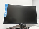 飛利浦（PHILIPS）27英寸 2K165Hz 1ms HDR Adaptive-Sync 升降旋轉 1500R曲面顯示屏 顯示器 27M1C5500V 曬單實(shí)拍圖