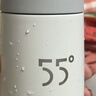 LKK55度洛55度杯搖一搖快速降溫杯lkk可可保溫杯子55℃恒溫杯智能禮品杯 55度杯（宇舶白） 曬單實(shí)拍圖