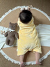 七樂(lè )豆嬰兒珊瑚絨保暖睡袋冬季小月齡寶寶睡衣防踢被秋冬款衣服幼兒睡袍 奶黃 73cm(身高66-73cm體重14-18斤) 曬單實(shí)拍圖