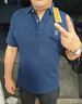B PRORSUM巴寶莉高端純棉長(cháng)袖T恤男士休閑純色戰馬POLO衫t恤 霧藍(TB) XL (175) 140-160斤 曬單實(shí)拍圖