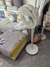 美的（Midea）電風(fēng)扇家用7葉落地扇搖頭電風(fēng)扇循臥室宿舍輕音風(fēng)扇臺式桌面小型風(fēng)扇臺地兩用升級款 白色丨7葉臺地兩用 曬單實(shí)拍圖