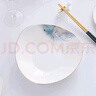 品聚德4個(gè)骨瓷菜盤(pán)子家用8英寸盛菜盤(pán)創(chuàng  )意深盤(pán)裝菜飯盤(pán)湯盤(pán)金邊輕奢盤(pán)子 藍顏知己骨瓷三角盤(pán) 8英寸 6個(gè)裝 曬單實(shí)拍圖