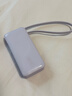 ANKER安克【新3C認證可上飛機】三合一能量棒充電寶自帶線(xiàn)充電器10000毫安30W移動(dòng)電源-C線(xiàn)版蘋(píng)果17 紫 曬單實(shí)拍圖