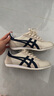 Onitsuka Tiger鬼塚虎運動(dòng)休閑鞋男女鞋輕便運動(dòng)慢跑鞋RUNSPARK 1183B480-203 米色/藍色 37 曬單實(shí)拍圖