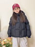 巴布豆（BOBDOG）95絨兒童羽絨服A類(lèi)抗菌三防面料中小學(xué)生男童女童連帽保暖外套 黑色 【A類(lèi)面料 貼身可穿】95絨 140 【約身高125-135cm 體重60斤】 曬單實(shí)拍圖