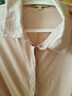 PORTS寶姿女裝秋季新款優(yōu)雅風(fēng)綁帶收腰中長(cháng)款襯衫LL9B074LWT009 香檳粉 L (8) 曬單實(shí)拍圖