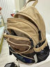 萊夫多背法三用雙肩包女生斜挎胸包輕便小挎包 卡其棕 曬單實(shí)拍圖