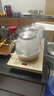 益茶福全自動(dòng)上水電熱水壺底部上水嵌入式茶臺功夫茶燒水壺飲水燒水一體機抽水玻璃煮茶壺保溫泡茶壺 SQ-008金色玻璃套裝 1L 曬單實(shí)拍圖
