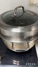 炊大皇304不銹鋼三層蒸鍋家用復合底湯鍋蒸饅頭包子可視可立高拱蓋34cm 曬單實(shí)拍圖