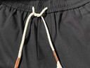 卡圖弛美式復古工裝褲男春秋季寬松直筒長(cháng)褲垂感闊腿拖地運動(dòng)休閑褲子男 黑色 L 曬單實(shí)拍圖