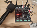 depusheng專業(yè)4路調(diào)音臺(tái) 電腦錄音小型家用KTV唱歌視頻會(huì)議直播收音K歌USB聲卡藍(lán)牙均衡混響無線話筒UF4-M 曬單實(shí)拍圖