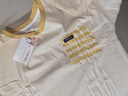 都市麗人女士睡衣女100%純棉長(cháng)袖長(cháng)褲秋季安心全棉家居服可外穿淺杏L 曬單實(shí)拍圖