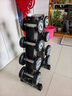 康斯特（KANGSITE）純鋼電鍍啞鈴男士健身家用包膠5kg/10kg健身房商用女亞鈴訓練器材 50kg套裝+A字四層架 曬單實(shí)拍圖