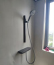 科勒（KOHLER）正品全銅數顯恒溫簡(jiǎn)易淋浴花灑套件浴缸瀑布帶升降無(wú)頂噴浴室花灑 槍灰色冷熱水款 曬單實(shí)拍圖