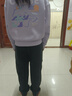 喬丹女童加絨長(zhǎng)褲兒童冬季運(yùn)動(dòng)褲小孩童裝束腳褲子 黑色/傲蕾粉130 曬單實(shí)拍圖