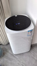 美的（Midea）迷你洗衣機 MB30VH36E 3KG嬰兒小型兒童內衣洗衣機 全自動(dòng)波輪 高溫煮洗 除菌除螨宿舍 以舊換新 曬單實(shí)拍圖