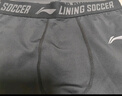 李寧（LI-NING）緊身褲男運動(dòng)跑步速干壓縮褲健身內褲高彈透氣五分褲籃球訓練短褲 曬單實(shí)拍圖