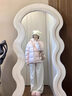 舒芳蝶（shufangdie）羽絨棉服女2025冬季新款加厚小個(gè)子學(xué)生韓系寬松棉衣棉襖情侶外套 粉色 M 曬單實(shí)拍圖