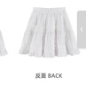 浪莎蕾絲蛋糕短裙女2025新款芭蕾風(fēng)a字半身裙小個(gè)子高腰甜美蓬蓬裙子 曬單實(shí)拍圖