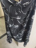 玖姿·安娜蔻手繪線(xiàn)條印花松緊腰醋酸魚(yú)尾裙長(cháng)裙女2025夏季新款 花黑 XL 曬單實(shí)拍圖