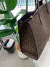 酷奇袋鼠（KUQIDAISHU）包包女2025七夕時(shí)尚情人節托特包百搭手提包女士公文包單肩包 咖啡色 曬單實(shí)拍圖
