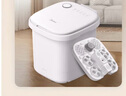 美的（Midea）泡腳桶按摩足浴盆加熱自動(dòng)按摩洗腳盆泡腳盆理療恒溫高深桶生日禮物送男女友ZL305極地白 曬單實(shí)拍圖