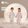 貝肽斯嬰兒睡袋恒溫胎脂皮兒童分腿睡袋嬰幼兒防踢被睡衣四季雙層 萬(wàn)物L(fēng) 曬單實(shí)拍圖