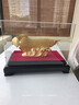 大明銅匠絨沙金大號金龍魚(yú)擺件招財開(kāi)業(yè)喬遷之喜搬家禮物客廳辦公室裝飾品 曬單實(shí)拍圖
