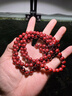 蔻詩(shī)哲 COASZE天然原礦朱砂手串男朱砂原石打磨本命年護身符手鏈女新年禮物 8mm原礦打磨108顆流蘇 曬單實(shí)拍圖