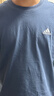 adidas情侶休閑純棉上衣圓領(lǐng)短袖T恤男女夏季阿迪達斯官方輕運動(dòng) 傳奇墨水藍   M 曬單實(shí)拍圖