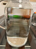 青蘋(píng)果耐熱冷水壺1.95升 可加熱茶水分離圍爐煮茶壺 大容量玻璃涼水壺  曬單實(shí)拍圖