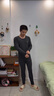 莫代爾德絨保暖內衣男士加絨加厚無(wú)痕發(fā)熱套裝秋冬秋衣秋褲抗寒打底內搭 曬單實(shí)拍圖