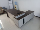 輕奢老板桌辦公桌簡(jiǎn)約現代總裁經(jīng)理桌子領(lǐng)導辦公室桌椅組合大班臺 2.0米單柜老板桌(包安裝） 曬單實(shí)拍圖