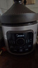 美的（Midea）快燉電燉鍋電砂鍋 陶瓷全自動(dòng)450W雙環(huán)火智能燉湯盅煲湯紫砂鍋煮粥7L電熱鍋一體多功能鍋 DGE65J56 曬單實(shí)拍圖
