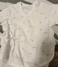 貝瑞加（Babyprints）嬰兒半背衣2件裝新生兒純棉上衣寶寶長(cháng)袖護肚和尚服 長(cháng)頸鹿59 曬單實(shí)拍圖