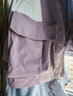 森馬（Semir）[陳都靈同款]四防外套女中長(cháng)款寬松撞色防護夾克秋裝通勤戶(hù)外上衣 【明星同款】紫白色調00471 XL 曬單實(shí)拍圖