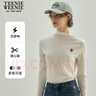 Teenie Weenie小熊秋冬隨心裁發(fā)熱肌底衣灰色T恤白色上衣打底衫女 象牙白 M (165) 曬單實(shí)拍圖