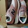 新百倫574女鞋運動(dòng)鞋2025新款防滑跑步鞋厚底男女休閑鞋男鞋板鞋老爹鞋 櫻花粉 37 曬單實(shí)拍圖