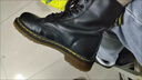 馬丁博士（Dr.Martens）英倫經(jīng)典款通勤光面皮黑色高幫工裝冬馬丁靴1460瘋馬皮 36 曬單實(shí)拍圖